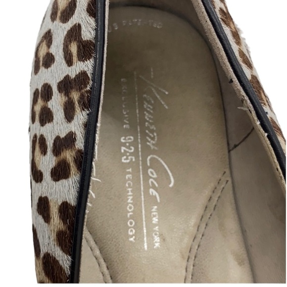 Kenneth Cole Animal Print & Calf Hair Heels - Picture 9 of 11
